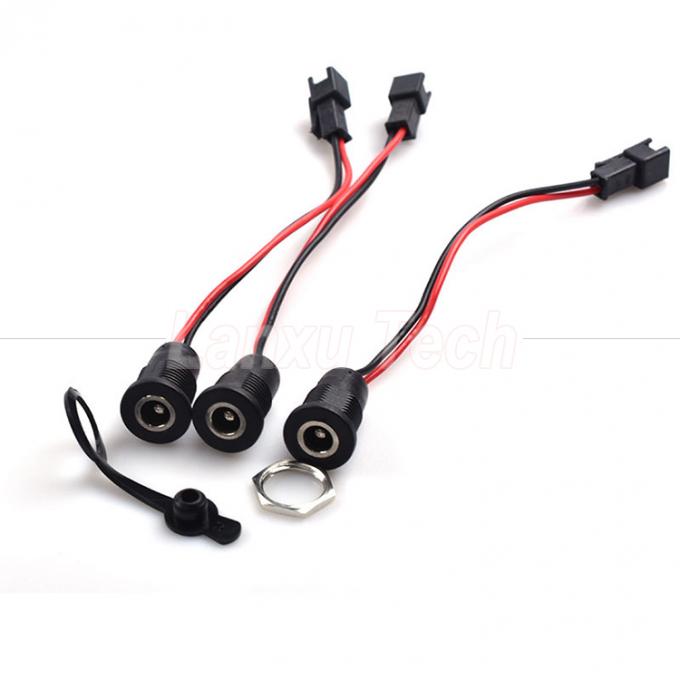 DC 022 5.5x2.1mm 5.5x2.5mm Γυναικεία πρίζα πριονισμένη στο JST SM 2 Pin Connector Cable 5