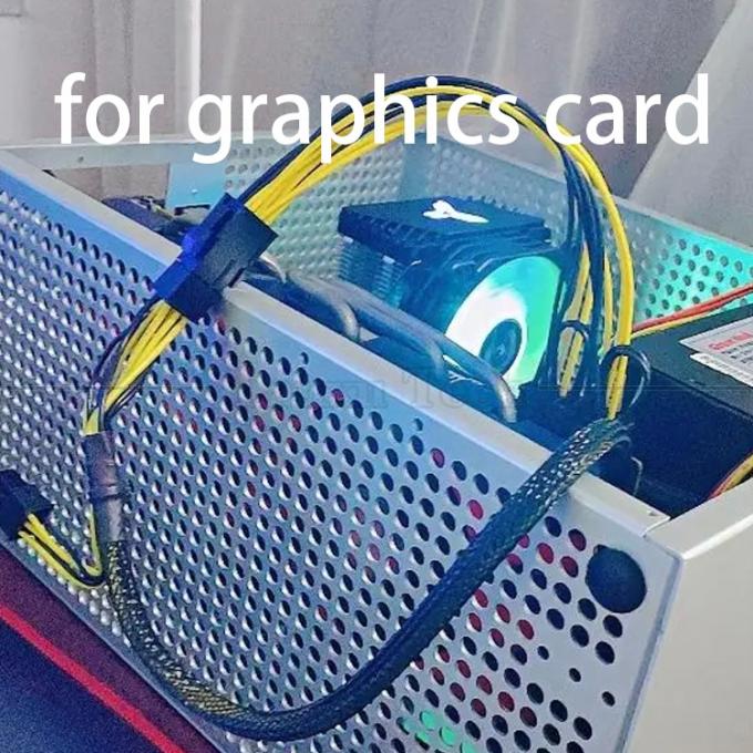 GPU 6 PIN σε διπλό 8 PIN 18AWG PCI Express Motherboard Αναπροσαρμοστής τροφοδοσίας ηλεκτρικής ενέργειας 5