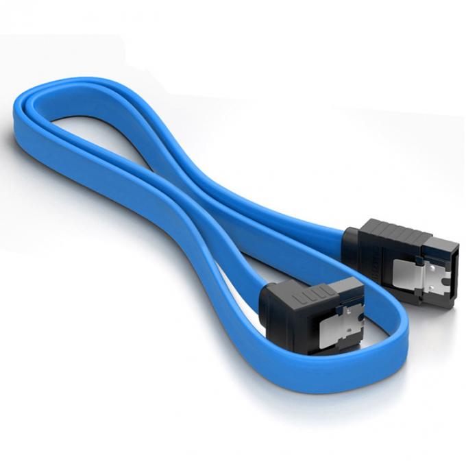 Υψηλής ταχύτητας 6Gbps κλειδαριά κλειδαριά δεξιά γωνία Sata III 3.0 καλώδιο επέκτασης ισχύος για σκληρό δίσκο 4