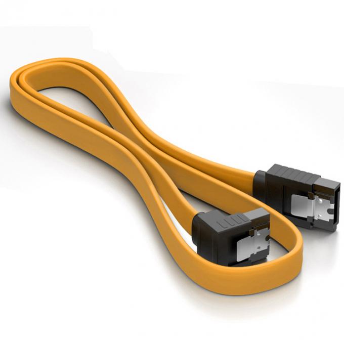 Υψηλής ταχύτητας 6Gbps κλειδαριά κλειδαριά δεξιά γωνία Sata III 3.0 καλώδιο επέκτασης ισχύος για σκληρό δίσκο 5