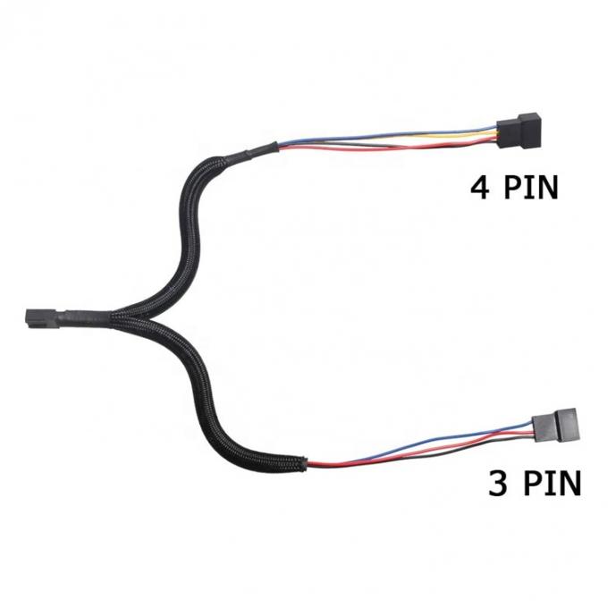 Μητρική πλακέτα CPU 4 PIN Συνδέτης PC Κουτί Ρυθμιστής θερμοκρασίας ψύξης ανεμιστήρα Y Splitter επέκταση PWM καλώδιο 3
