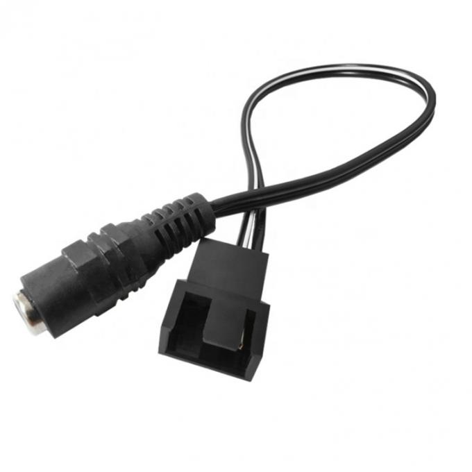 12V Δ.Σ. Γυναικεία Σύνδεση 3 4 Πιν PC Κεφάλαιο Φαν Power PWM Adapter Extension Cable 4
