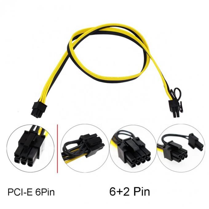 PCIE 6 Pin έως 8 Pin GPU ATX Βίντεο κάρτα γραφικών PCIE PCI Express καλώδιο τροφοδοσίας 3