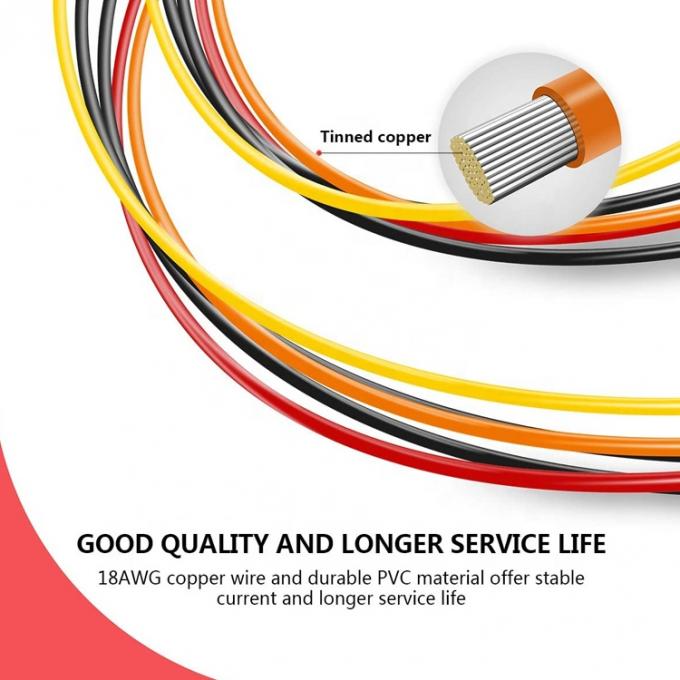 Άντρας σε θηλυκό δεδομένα Sata 15 Pin Power Y Splitter Cable για υπολογιστή HDD SSD PC Case 4