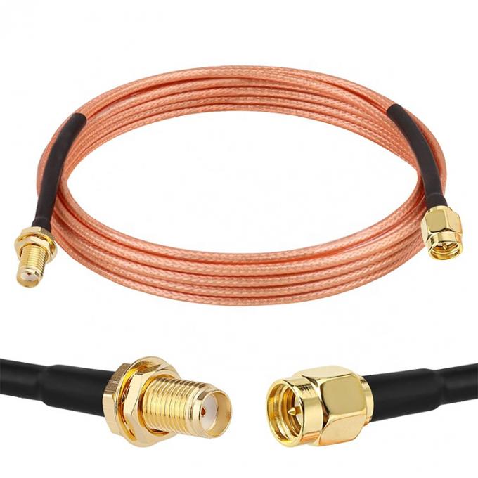 RG316 Κοαξιακό RF SMA αρσενικό προς SMA θηλυκό σύνδεσμο Jumper Antenna Extender Extension Cable για Wifi Ham Radio GPS 0