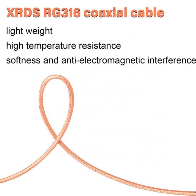 RG316 Κοαξιακό RF SMA αρσενικό προς SMA θηλυκό σύνδεσμο Jumper Antenna Extender Extension Cable για Wifi Ham Radio GPS 3