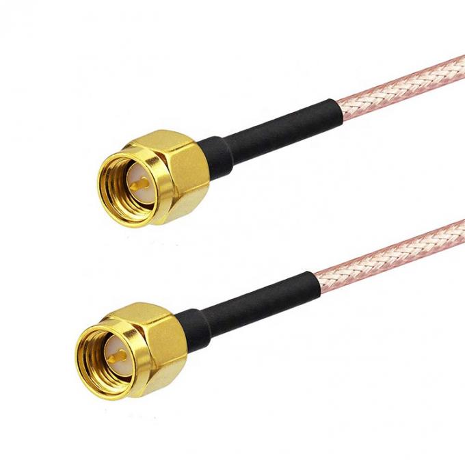 RG316 Κοαξιακό RF SMA προς SMA Συνδετήρα Συγκρότημα κεραίας Extender Jumper Extension Cable για Wifi FPV TV 1
