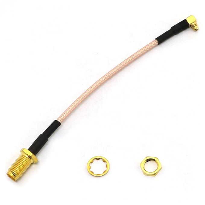 RG316 MMCX Angle Male to RP SMA Female Antenna RF Coaxial Cable Ηλεκτρονική ακτινοβολία 4