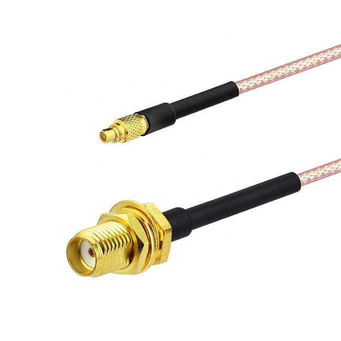 RG316 Pigtail SMA θηλυκό προς ευθεία MMCX αρσενικό ραδιοσυχνοποιημένο ραδιοσυχνοποιημένο συσσωρευτικό καλώδιο επέκτασης κεραία 2