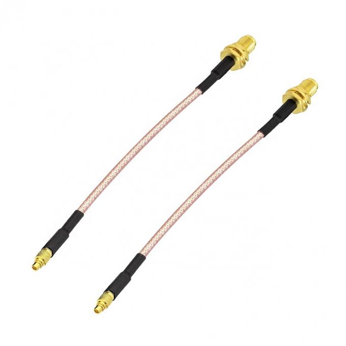 RG316 Pigtail SMA θηλυκό προς ευθεία MMCX αρσενικό ραδιοσυχνοποιημένο ραδιοσυχνοποιημένο συσσωρευτικό καλώδιο επέκτασης κεραία 4