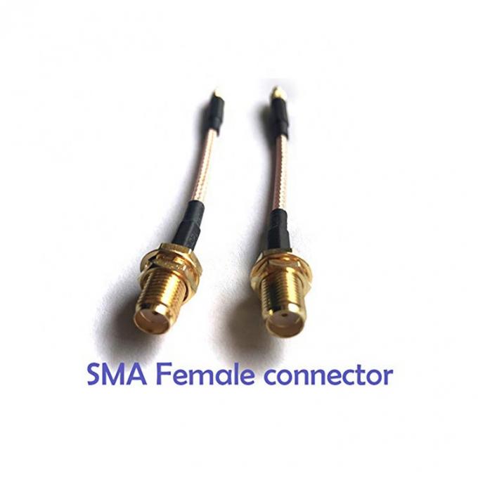 RG316 Pigtail SMA θηλυκό προς ευθεία MMCX αρσενικό ραδιοσυχνοποιημένο ραδιοσυχνοποιημένο συσσωρευτικό καλώδιο επέκτασης κεραία 3