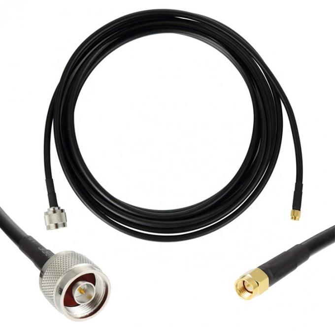Προσαρμοσμένη κεραία SMA αρσενικό έως N τύπου Pigtail RF Coaxial Extension Cable για GPS Wifi κεραία 0