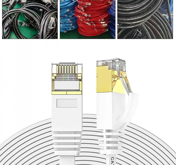 1m 5m 10m UTP FTP Shield Cat5 Cat5e Cat6 Ca6a Cat7 RJ45 Flat Ethernet Patch Network Lan Cable για δρομολογητή 3