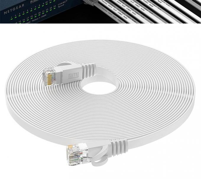 1m 5m 10m UTP FTP Shield Cat5 Cat5e Cat6 Ca6a Cat7 RJ45 Flat Ethernet Patch Network Lan Cable για δρομολογητή 10