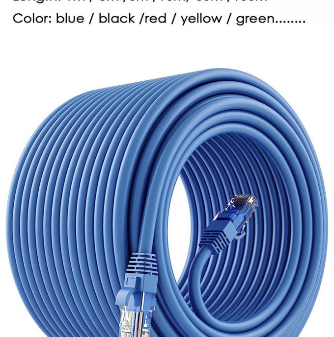 OEM Υψηλής ποιότητας Pure Cooper Shield FTP UTP STP SFTP Cat5 Cat5e Cat6 Cat6a Cat7 Cat8 RJ45 Ethernet Patch Lan Δικτυακό Καλώδιο 1