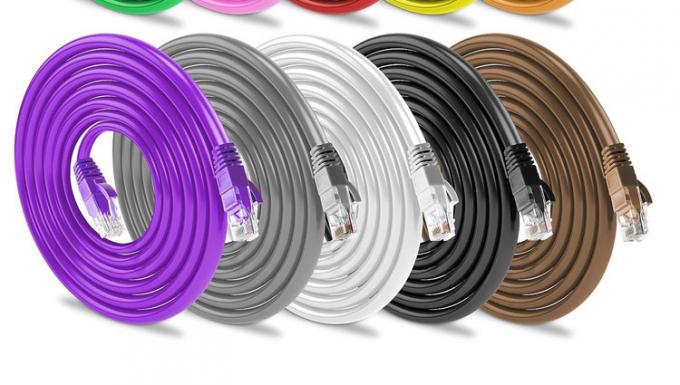 OEM Υψηλής ποιότητας Pure Cooper Shield FTP UTP STP SFTP Cat5 Cat5e Cat6 Cat6a Cat7 Cat8 RJ45 Ethernet Patch Lan Δικτυακό Καλώδιο 8
