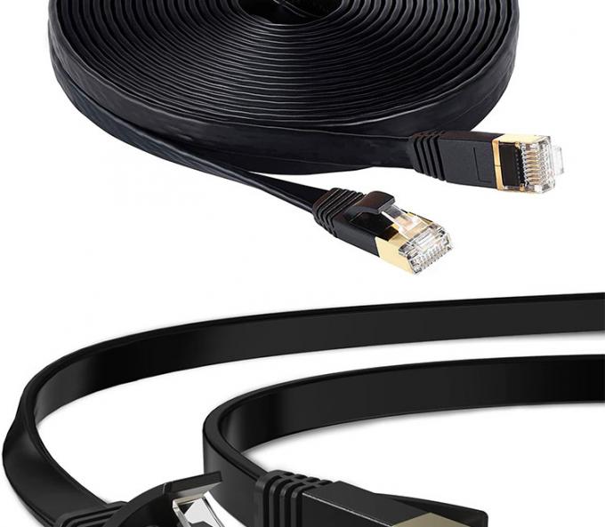 1M 3M 5M 10M UTP FTP Shield Cat5 Cat5e Cat6 Ca6a Cat7 RJ45 Επίπεδο καλώδιο Ethernet Patch 1