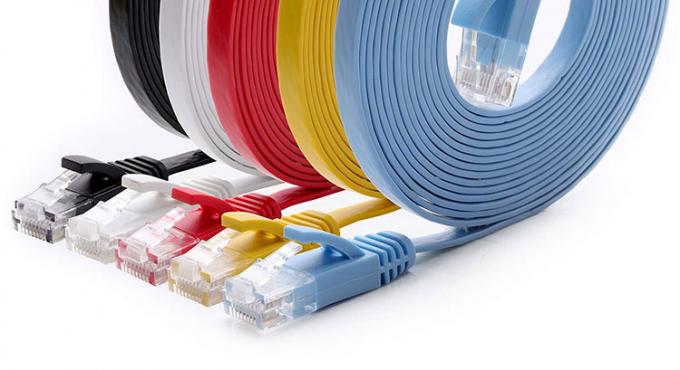 1M 3M 5M 10M UTP FTP Shield Cat5 Cat5e Cat6 Ca6a Cat7 RJ45 Επίπεδο καλώδιο Ethernet Patch 6