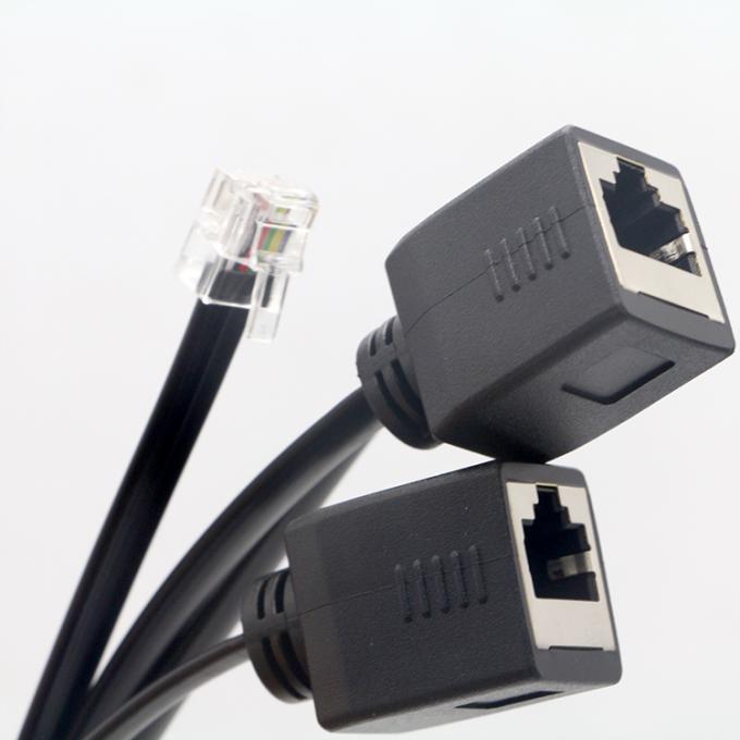Προσαρμογή Αρσενική προς θηλυκή πρίζα Cat5 Cat5e Cat6 Cat7 8P8C RJ45 8p8c καλώδιο επέκτασης δικτύου Ethernet 3