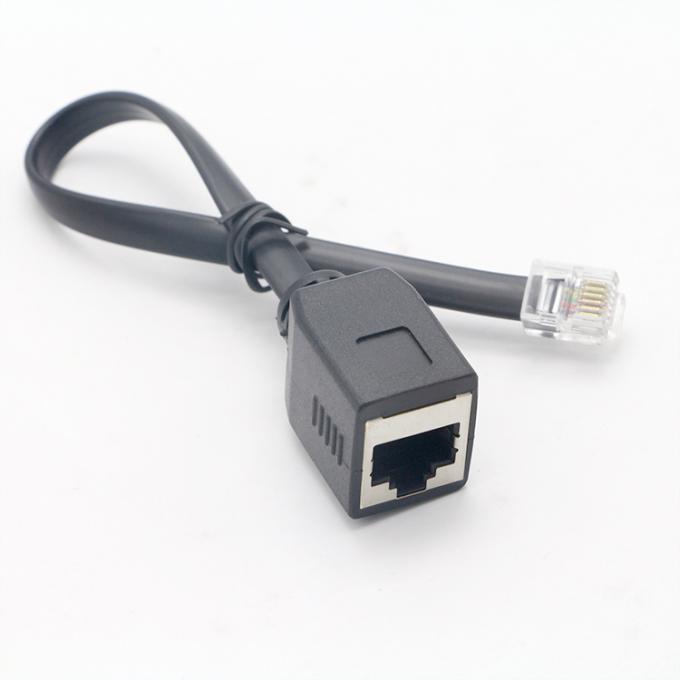 Προσαρμογή Αρσενική προς θηλυκή πρίζα Cat5 Cat5e Cat6 Cat7 8P8C RJ45 8p8c καλώδιο επέκτασης δικτύου Ethernet 4