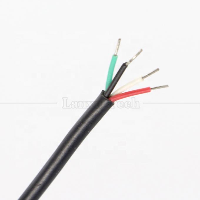 Γυναικεία RJ45 πρίζα για να ανοίξετε κονσερβοποιημένη συγκόλληση 4 καλωδίων γυμνό άκρο καλώδιο pigtail 2