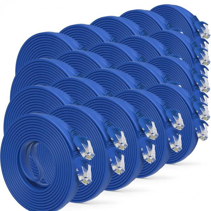 UTP STP Industrial Cat5 Cat5e Cat6 Cat7 Flat RJ45 Patch Cord Network Lan Ethernet Extension Cable για δρομολογητή 8