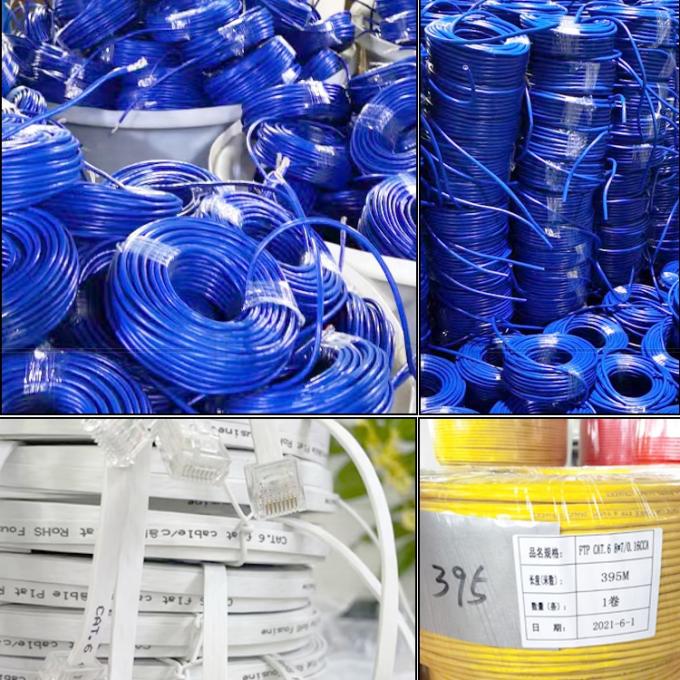 Προσαρμογή Ασπίδα 1m 3m 5m 10m STP UTP Pure Cooper Cat5 Cat5e Cat6 Cat7 Cat8 RJ45 Patch Cord Lan Ethernet Δικτυακό καλώδιο 0