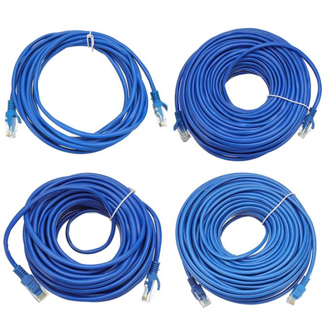 Προσαρμογή Ασπίδα 1m 3m 5m 10m STP UTP Pure Cooper Cat5 Cat5e Cat6 Cat7 Cat8 RJ45 Patch Cord Lan Ethernet Δικτυακό καλώδιο 2