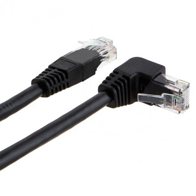 UTP STP 90 μοίρες δεξιά αριστερή γωνία Cat5 Cat5e Cat6 Cat7 RJ45 Διεύρυνση Ethernet LAN Network Cable 4