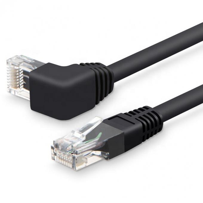 UTP STP 90 μοίρες δεξιά αριστερή γωνία Cat5 Cat5e Cat6 Cat7 RJ45 Διεύρυνση Ethernet LAN Network Cable 3