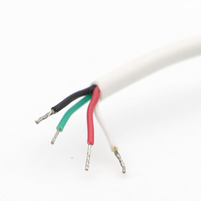 Προσαρμογή Λευκή θηλυκή RJ45 πρίζα για να ανοίξει κονσερβοποιημένη συγκόλληση 4 καλώδια γυμνό άκρο καλώδιο pigtail 2