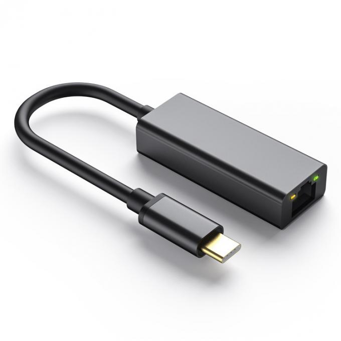 Plug and Play USB 3.0 Τύπος C αρσενικό σε Gigabit RJ45 Ethernet Network Lan Adapter για φορητό υπολογιστή 0