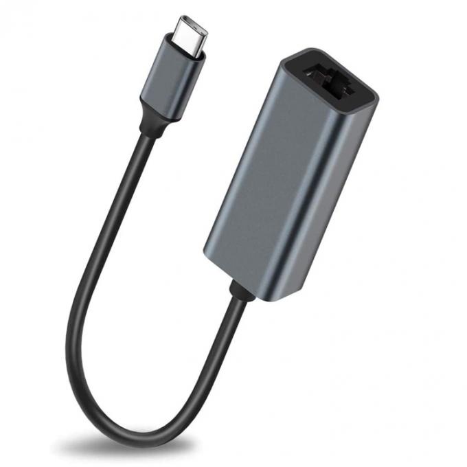Plug and Play USB 3.0 Τύπος C αρσενικό σε Gigabit RJ45 Ethernet Network Lan Adapter για φορητό υπολογιστή 1
