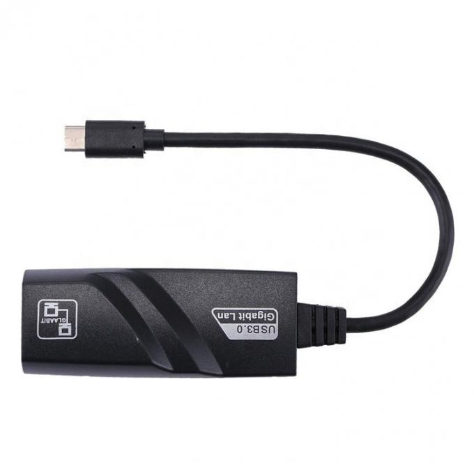 Υψηλής συμβατότητας USB 3.1 τύπου C αρσενικό σε Gigabit RJ45 Ethernet Network Lan Adapter για Λήπτοπ 1
