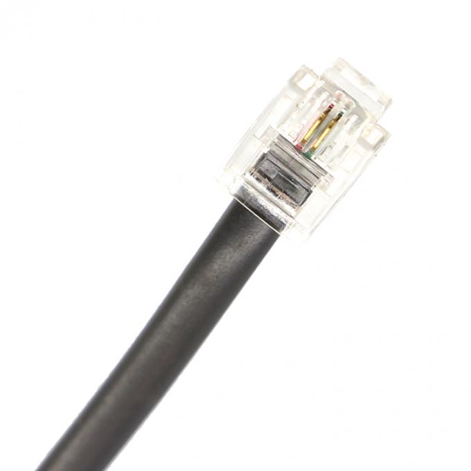 1M Shield Intercom Cat3 RJ11 6P2C Τηλεφωνικό καλώδιο ADSL 1