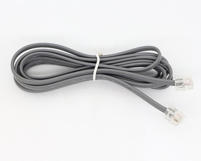 1M Shield Intercom Cat3 RJ11 6P2C Τηλεφωνικό καλώδιο ADSL 2
