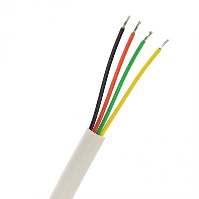 Προσαρμοσμένο 1m 2m 3m RJ9 RJ11 αρσενικό 4p4c σε απογυμνωμένο καλωδίου ανοιχτού αέρα καλώδιο 2