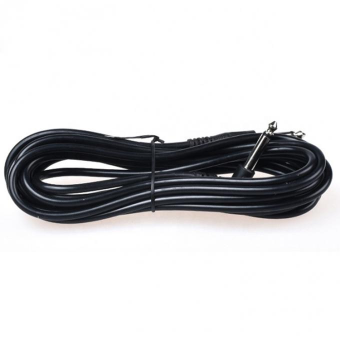 Προσαρμογή 10FT 90 μοίρες προς ευθεία 1/4 6.35mm TS Jack Instrument Patch Guitar Cable 2