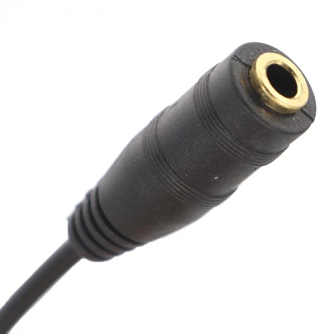 1 Άντρας προς 2 Γυναίκες 3.5mm Στερεο Jack ακουστικά Ακουστικό Y καλώδιο διαίρεσης 1