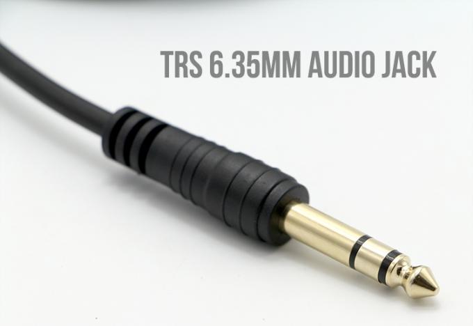 3M Χρυσό 6.35mm Jack 1/4 ιντσών TRS αρσενικό έως 1/4 ιντσών TS Jack θηλυκό Audio Jack Stereo καλώδιο 1