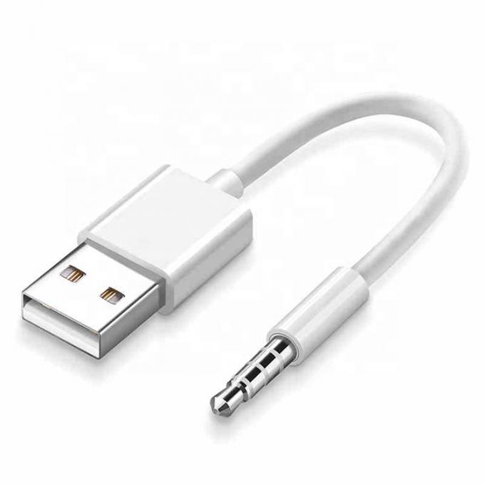 USB 2.0 θηλυκό σε 3,5mm Jack 3 πόλους AUX μετατροπέας προσαρμογέα για ομιλητή αυτοκινήτου 0