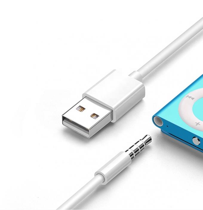 USB 2.0 θηλυκό σε 3,5mm Jack 3 πόλους AUX μετατροπέας προσαρμογέα για ομιλητή αυτοκινήτου 1