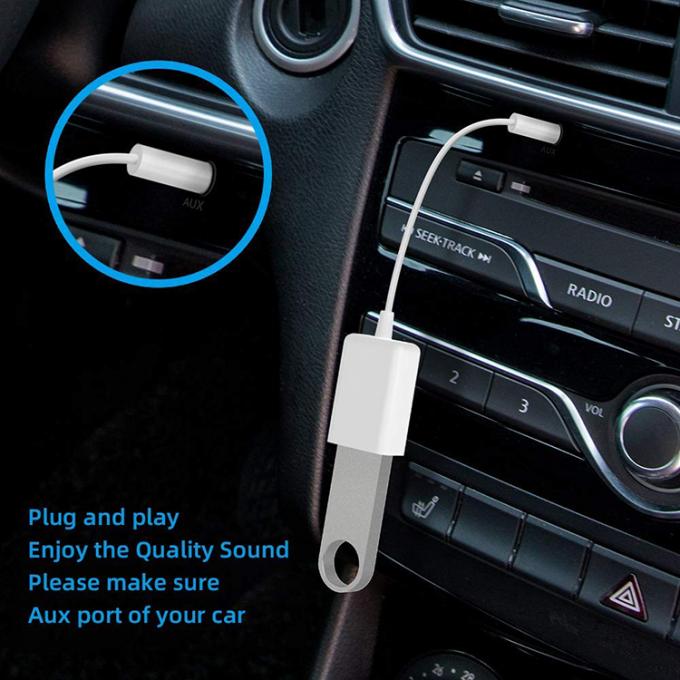 USB 2.0 θηλυκό σε 3,5mm Jack 3 πόλους AUX μετατροπέας προσαρμογέα για ομιλητή αυτοκινήτου 5