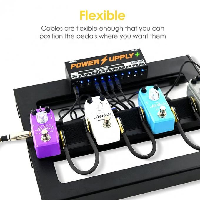 1/4 ίντσες Χρυσή δεξιά γωνία Mono TS Jack Instrument Cord Guitar Patch Cable 6