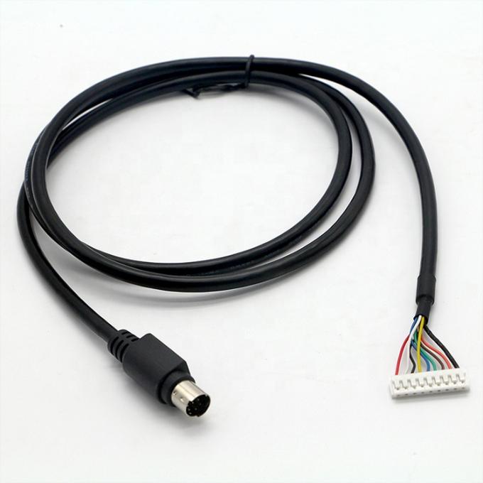 Προσαρμοσμένο 1M S Video 8 PIN Mini DIN σε 9 PIN JST Connector PC Καλώδιο ελέγχου κινητήρα 0