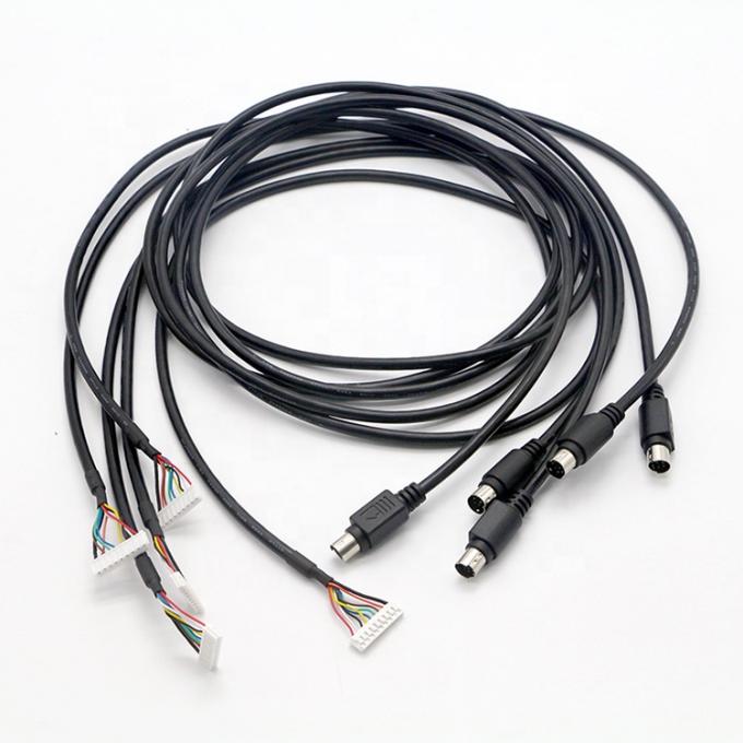 Προσαρμοσμένο 1M S Video 8 PIN Mini DIN σε 9 PIN JST Connector PC Καλώδιο ελέγχου κινητήρα 4