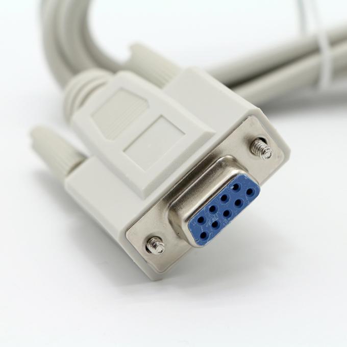 OEM Shield αρσενικό προς θηλυκό DB9 RS232 9 Pin Straight Through Extension Serial Data Cable 1