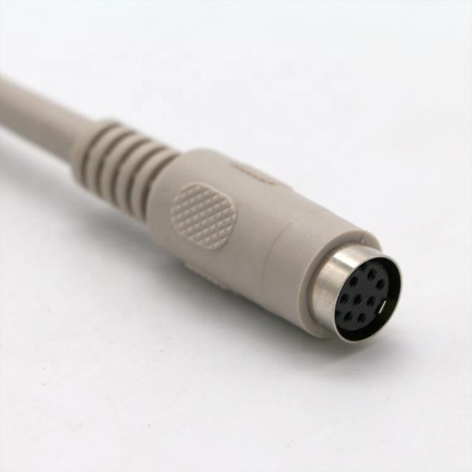 0.2M 0.5M 1M 2M 3M 5M 8 PIN Mini Din Καλώδιο επέκτασης RJ45 1