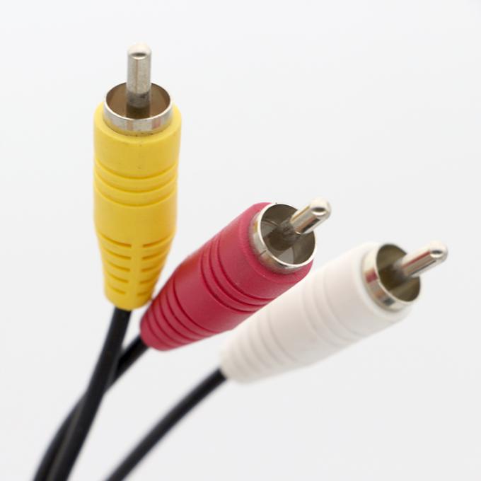 9 Pin Mini Din σε 3 RCA S Video Audio Cable για οθόνες τηλεόρασης Audio Video Receiver 3