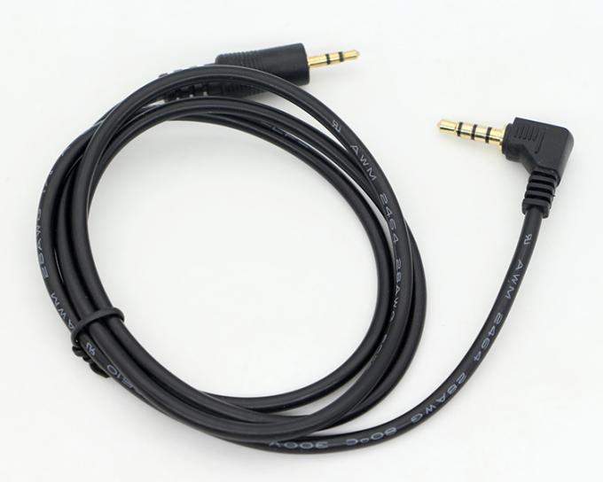 Προσαρμοσμένο καλώδιο ακουστικού jack 2.5mm TRS έως 3.5mm Mono TRRS Aux Stereo 4